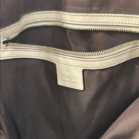 Gucci Brown and Cream Tote Bag - Picture 9 of 10